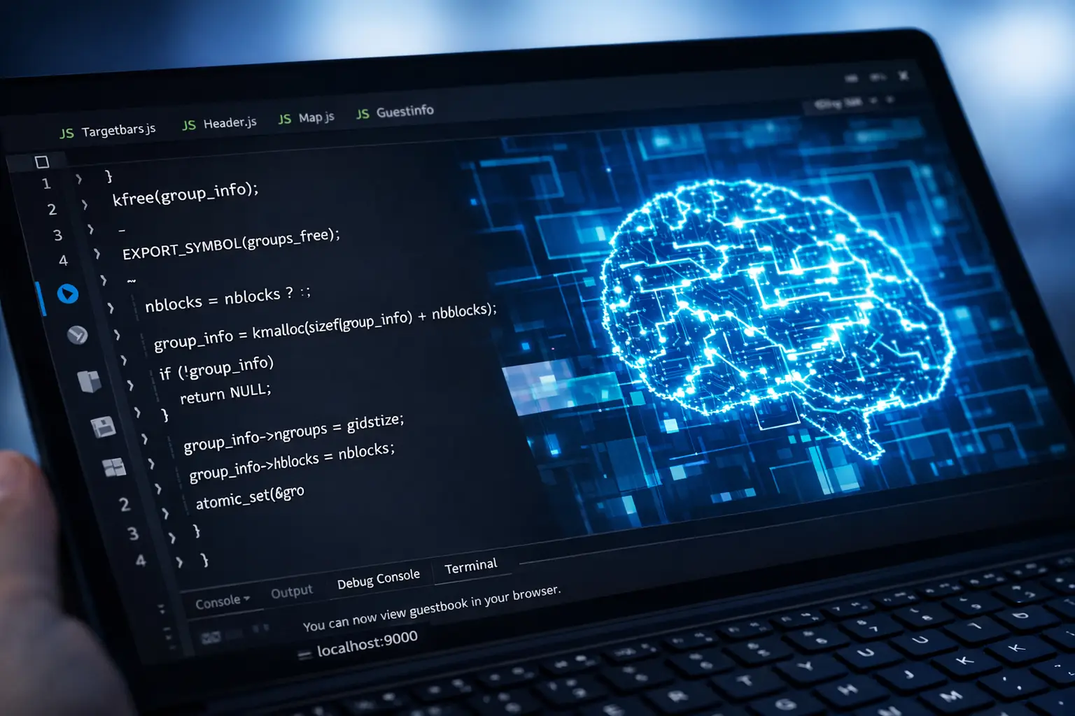 "Stitch IA do Google auxiliando na programação com inteligência artificial"