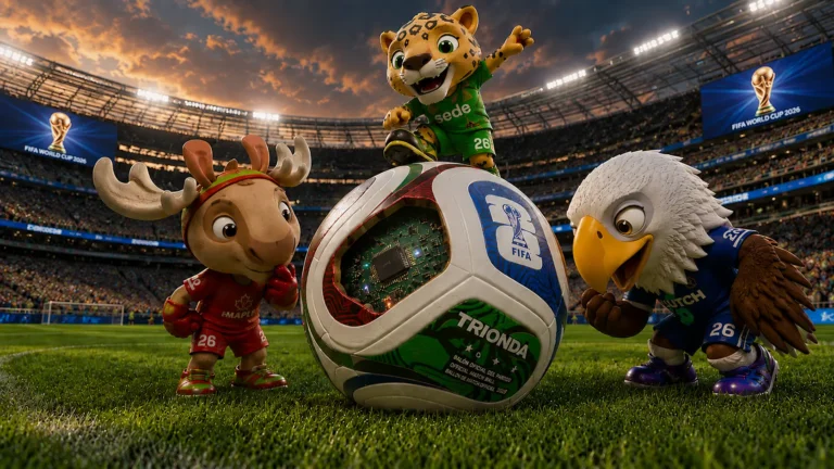 A bola da copa do mundo de 2026(Trionda) vai precisar ser recarregada, confira essa nova tecnologia no futebol!