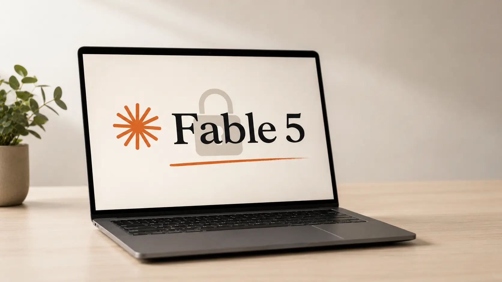 Notebook exibindo o Claude Fable 5 com um cadeado sobre o nome do modelo, representando o bloqueio temporário da IA nos Estados Unidos.